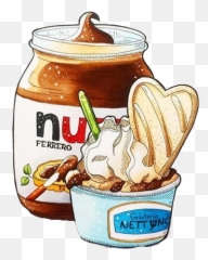 Nutella Nutellalove Nutellaaaaaa Nutellaforev - Copic Png,Nutella Png