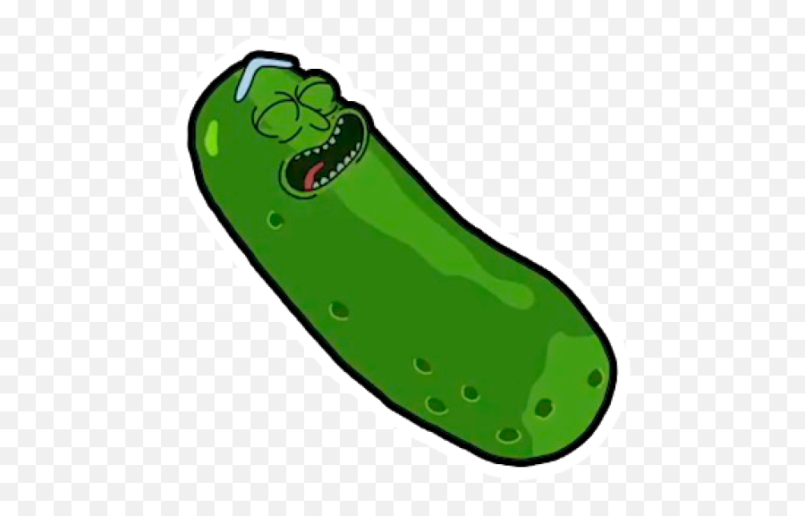 Sticker Maker - Pickle Rick Rick And Morty Spreewald Gherkins Png,Pickle Rick Png