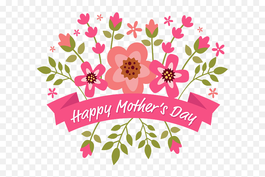 Library Of Mother S Day Clip Black And - Happy Mothers Day Flowers Png,Happy Mothers Day Transparent