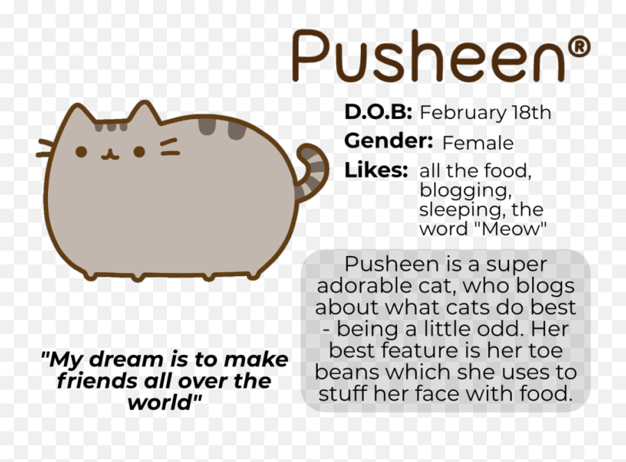 Pusheen U2014 Imouto Png Transparent