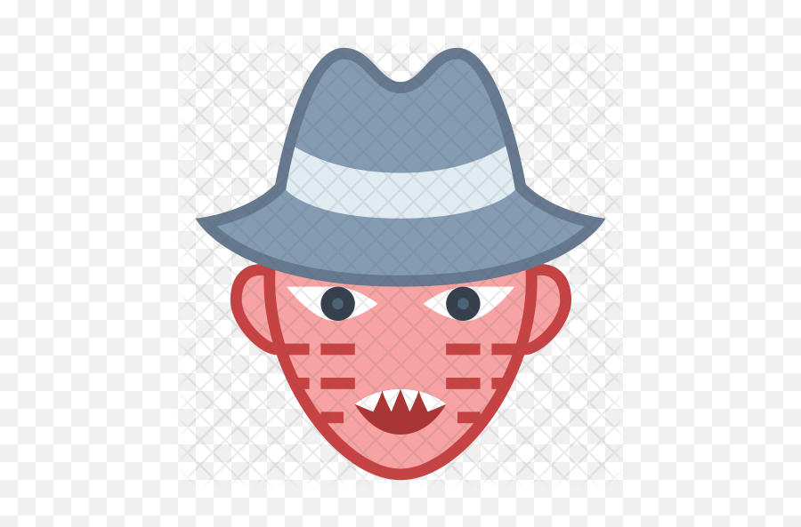 Freddy Kruger Icon Of Colored Outline - White House Sub Shop Png,Freddy Png