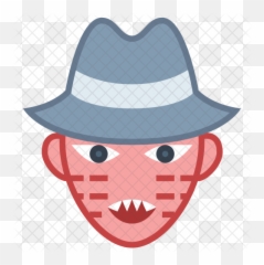 Freddy Kruger Icon Of Colored Outline - White House Sub Shop png