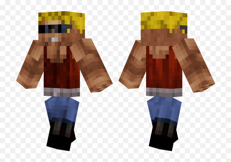 Duke Nukem Minecraft Skins - Minecraft Tf2 Soldier Skin Png,Duke Nukem Png