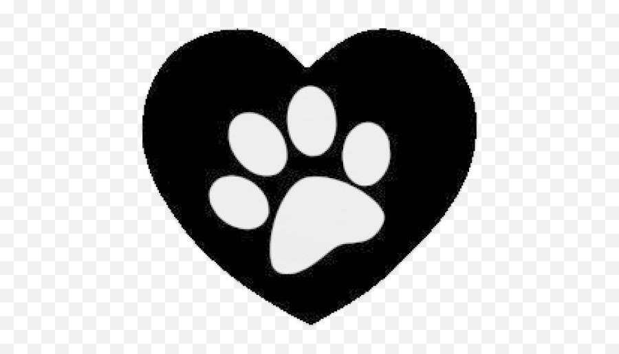 Cropped - Heartpawprintpng Paw Print In Heart,Paw Print Logo