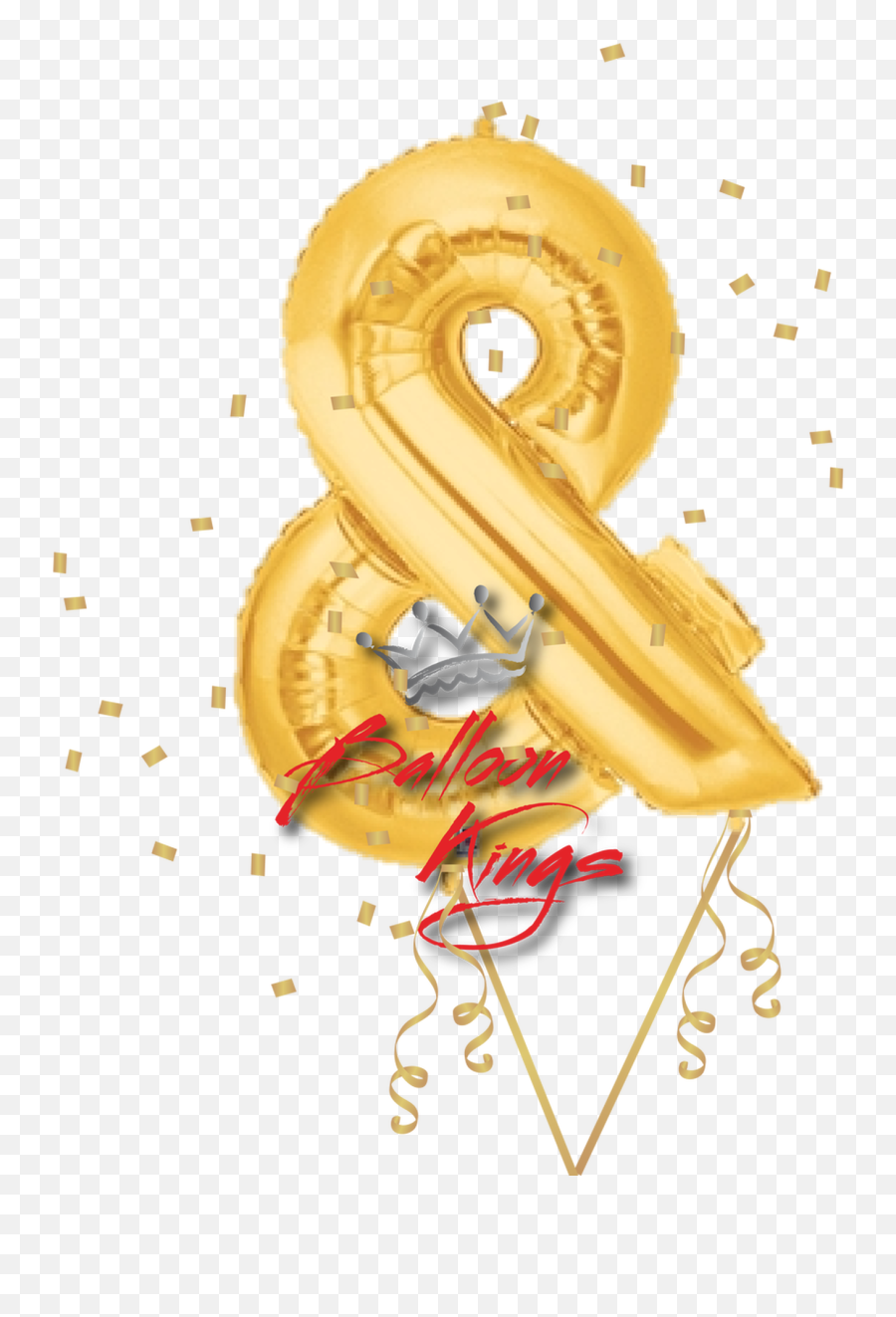 Gold Symbol Ampersand - Sign Balloon Png,Ampersand Png