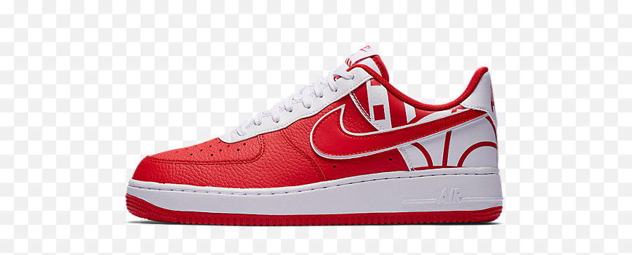 Nike Air Force 1 Low Logo Pack - Shoe Png,Red Nike Logos