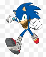 Download Sad Sonic Png Clip Black And White - Sonic Sonic Boom Vector Style Guide,Sonic Png