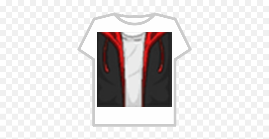 Roblox - Skinsredhoodietemplate Roblox T Shirt Roblox Black Png,Hoodie Template Png