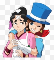 Ace Attorney Phoenix Wright - Jinxie Full Trucy X Tenma png