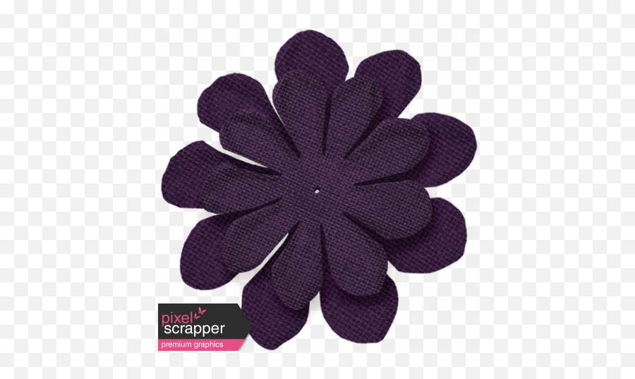 Thankful - Dark Purple Flower Graphic By Sheila Reid Pixel Acrylic Fiber Png,Purple Flower Transparent