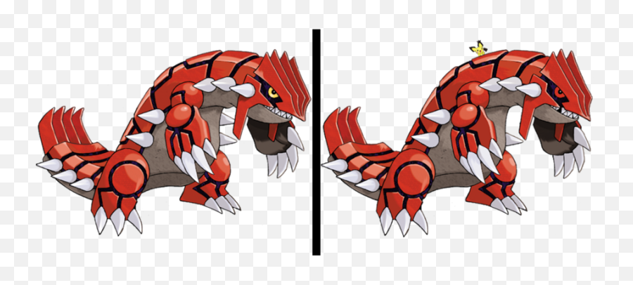 Spot The Difference Illusion Groudon Quiz - By Feckarse25 Pokemon Top 10 Legendary Png,Groudon Transparent