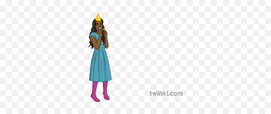 Teenage Girl With Party Blower French People Celebrate Secondary - For Women Png,Party Blower Png