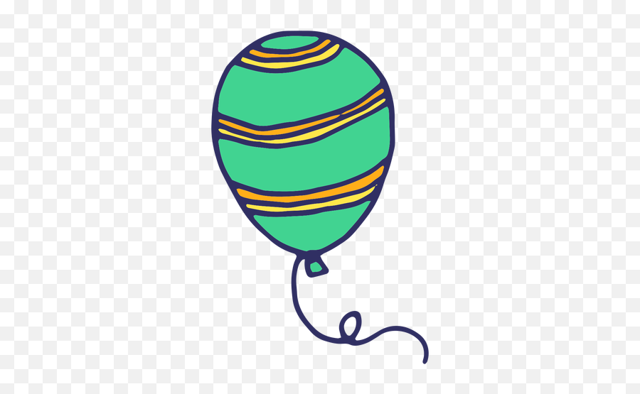 Balloon String Stripe Flat - Corda De Balão Png,Balloon String Png