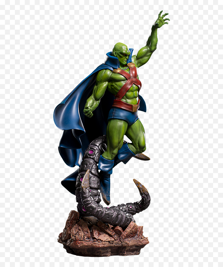 Martian Manhunter Statue - Martian Manhunter Dc Comics Statue Png,Martian Manhunter Png