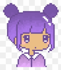 Download Kawaii Girl - Pixel Art Png PNG Image with Egirl Pastel Text Transparent