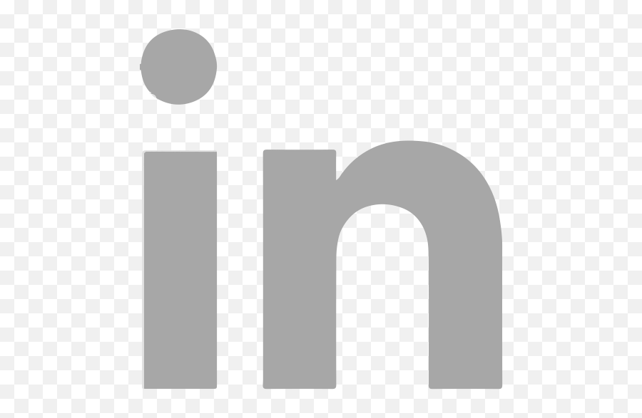 Linkedin Icon - Linkedin Grey Icon Png,Linkedin Icon Size