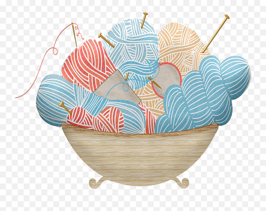 Yarn Knitting Bowl - Knitting Png,Knitting Png