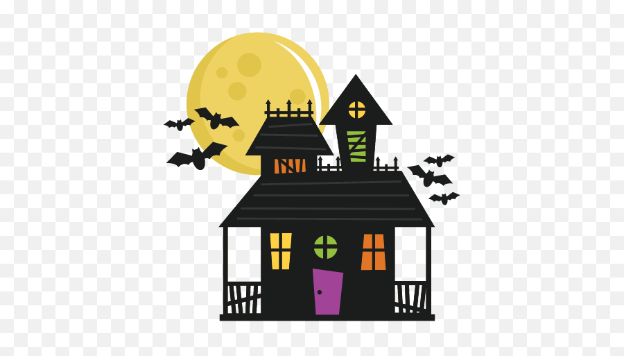 Halloween House Transparent Background - Transparent Haunted House Png,House Transparent Background