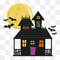 Halloween House Transparent Background - Haunted Png