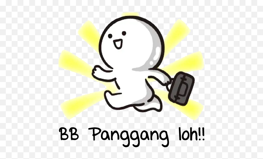 Sticker Maker - Bb Never Tell 2 Bb Panggang Sticker Png,Bb Messenger Icon