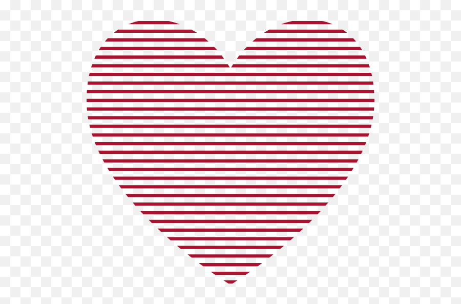 Red Lines Heart PNG Image for Free Download