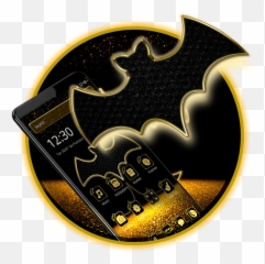 Super Gold Batman 2d Theme - png