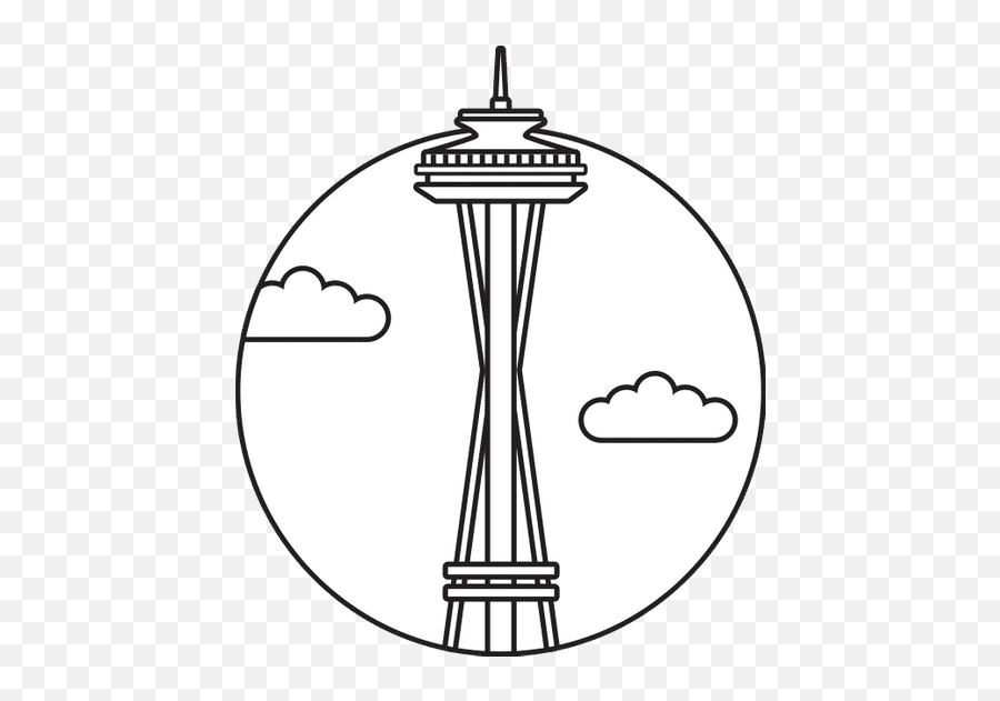 Space Needle Icon - Canva Png,Space Needle Icon