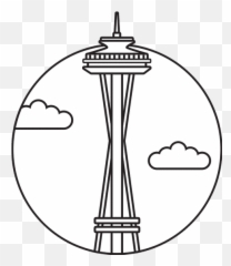 Space Needle Icon - Canva png