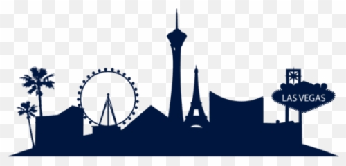 Las Vegas Vector Png Image - Skyline Clipart