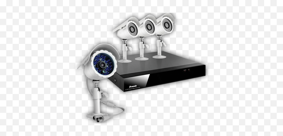 Download Black Security Camera Icon - Zmodo 4ch Security Dvr Television Png,Security Camera Icon Png
