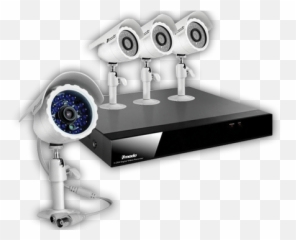 Download Black Security Camera Icon - Zmodo 4ch Dvr Television png