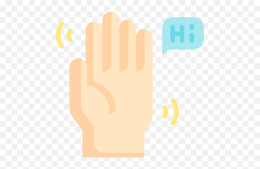 Waving Hand - Sign Language Png,Hand Waving Icon