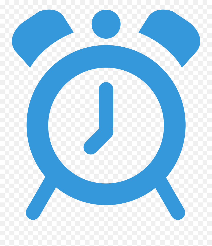 Blue Alarm Clock As A Icon Free Image Download - Blue Alarm Clock Symbol Png,Blue Contact Icon
