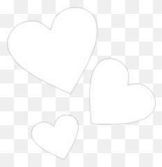 Download White Hearts Whitehearts Love - Cute Png