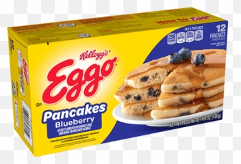 Kelloggu0027s Eggo Blueberry Pancakes - Waffles png