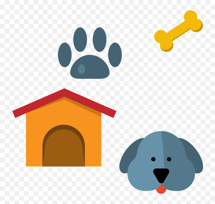 Dog Clipart Free Download Transparent Png Creazilla Paw Print Icon