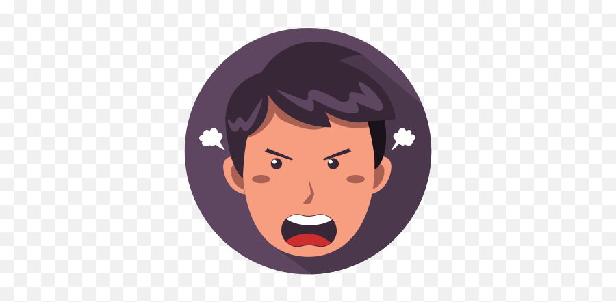 Emoticon Emoji Man Angry Free Icon - Iconiconscom Emoji Hombre Enojado Png,Mad Icon Png
