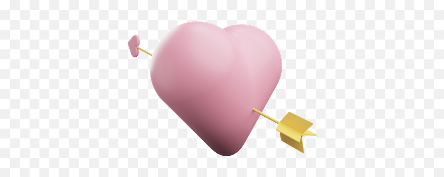 Heart Arrow Icon - Download In Glyph Style Girly Png,Heart With Up Green Arrow Icon