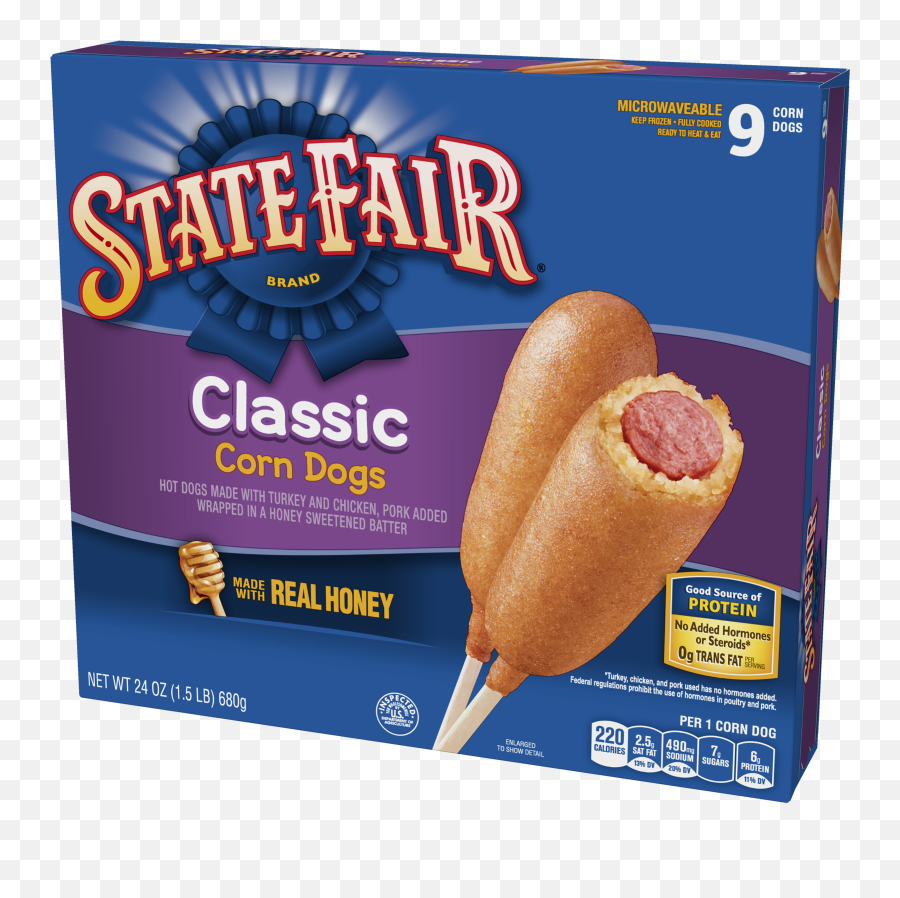 State Fair Classic Corn Dogs 24 Oz 9 Count Frozen Png Dog