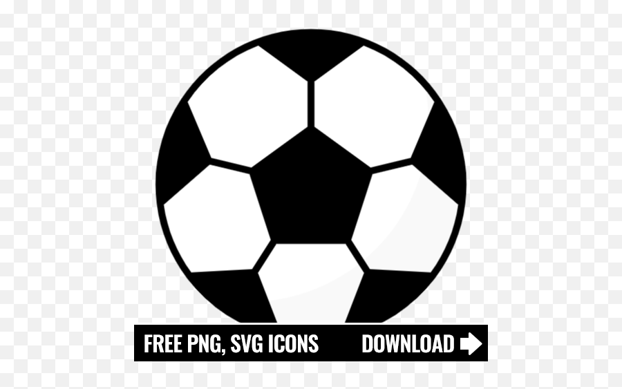 Free Soccer Ball Icon Symbol Png Svg Download - Sad Smiley Emoji Black And White,Black Ball Icon
