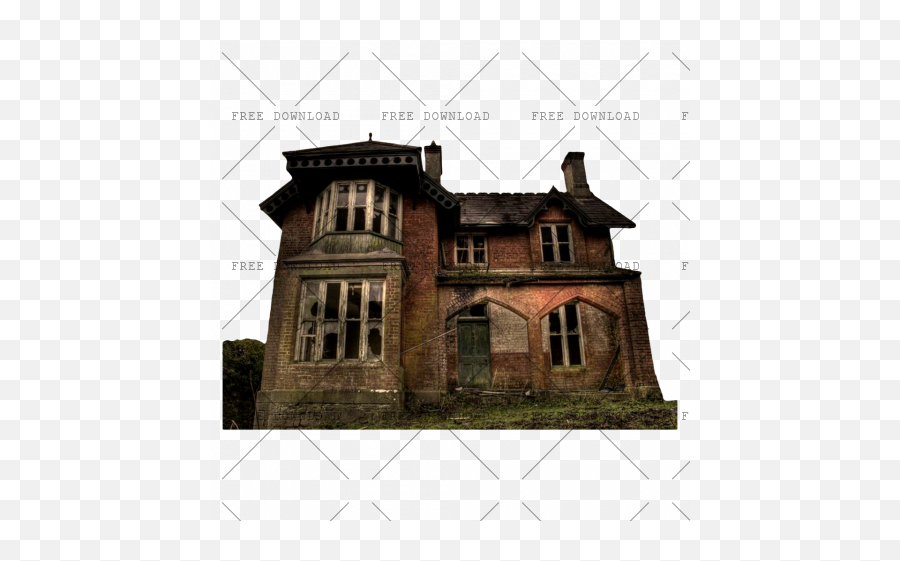 Haunted House Png Image With Transparent Background - Photo Spooky House Png,Brick Transparent Background