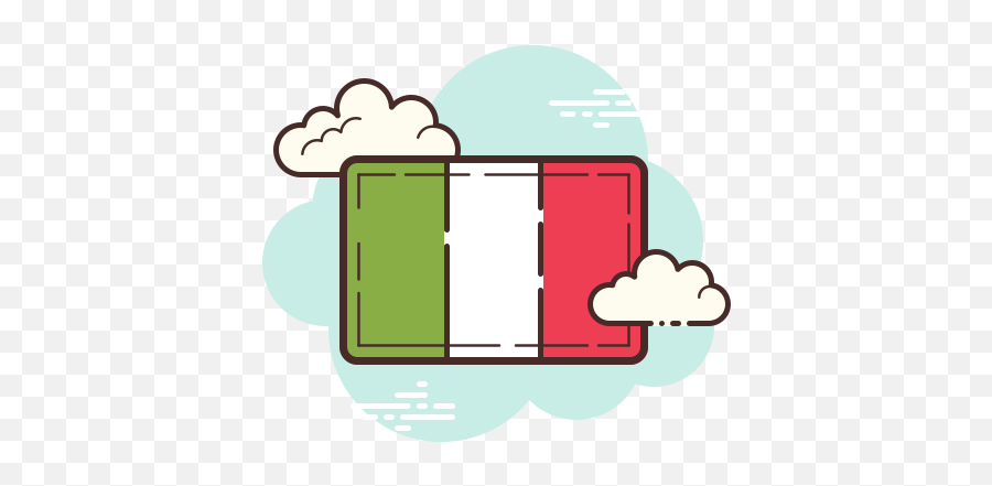 Italy Icon In Cloud Style - Icono De Tik Tok Aesthetic Png,Group Icon Pics For Whatsapp
