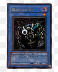 Yu - GiOh Cards with Googly Eyes u2014 Relinquished Shield png