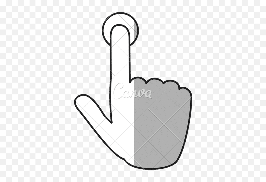 Human Hand Touch Icon - Canva Png,Hand Touch Icon Png