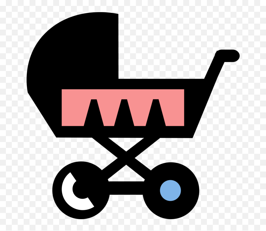 Baby Carriage Pram Stroller - Vector Image Png,Baby Carriage Icon