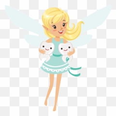 Tooth Clipart Angel Transparent Free For - Fairy Png