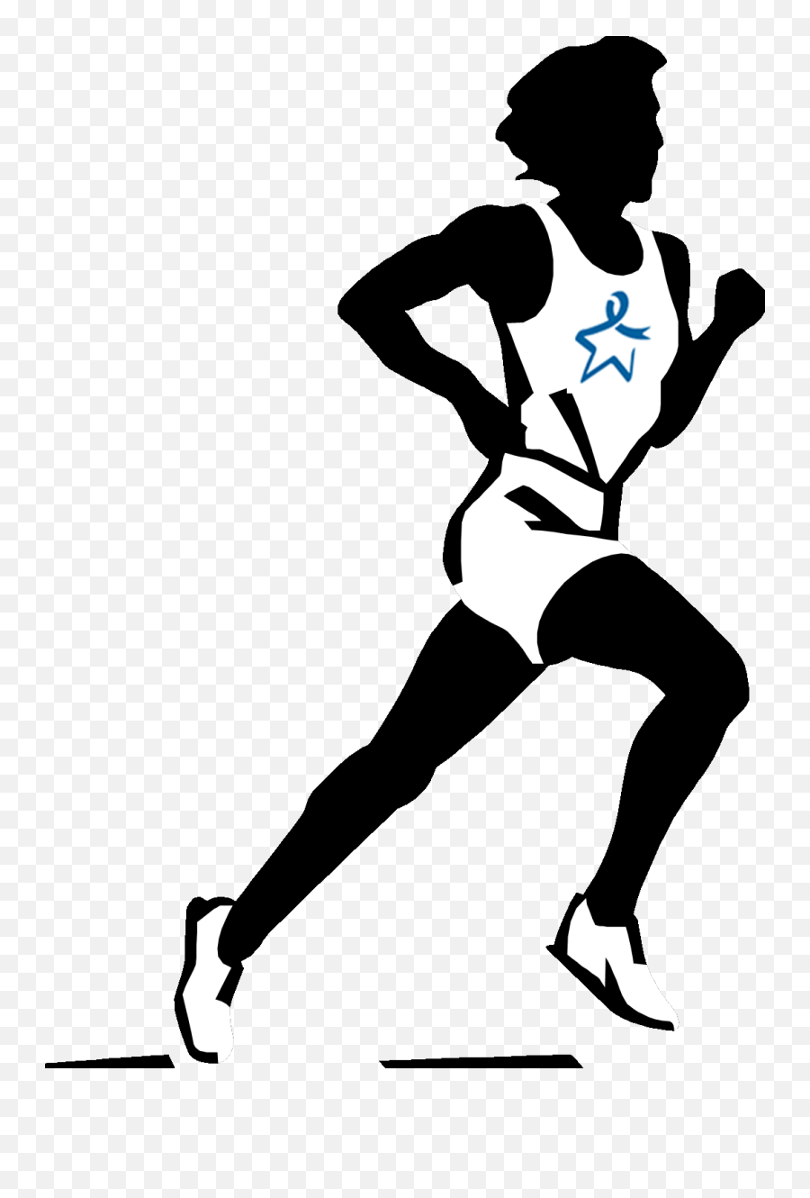Running Clipart Black And White Png - Running Clipart Black And White,Running Clipart Png