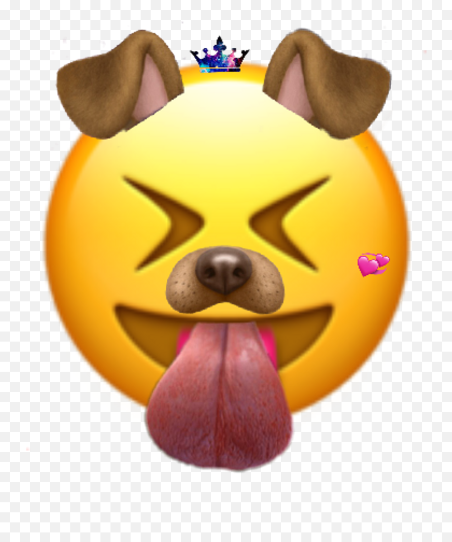 Emoji Emojis Smile Dogfilter Whatsapp - Dog Filter Snapchat Png,Transparent Dog Filter