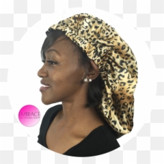 Cheetah Print Shower Cap Png - Bonnet,Cheetah Print Png