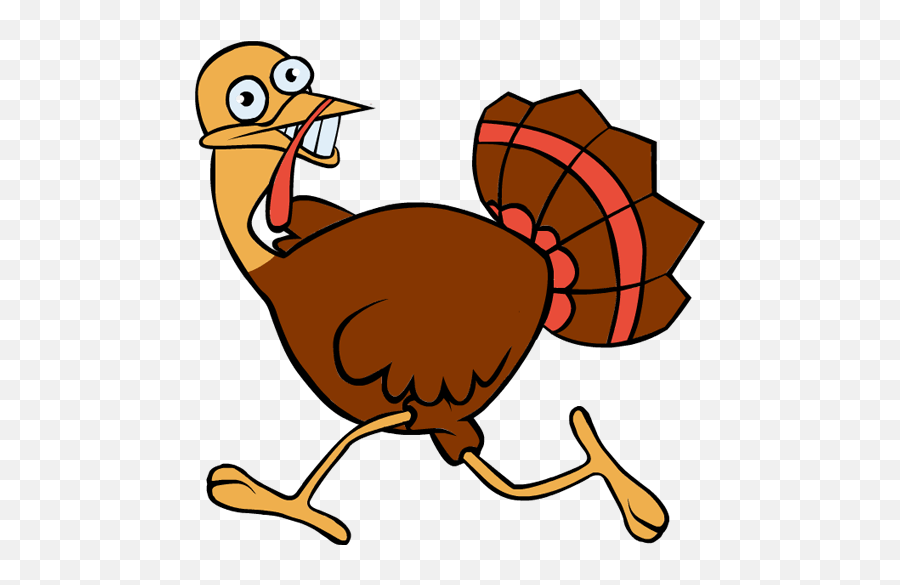 Library Of Running Thanksgiving Turkey - Running Turkey Transparent Background Png,Turkey Clipart Png